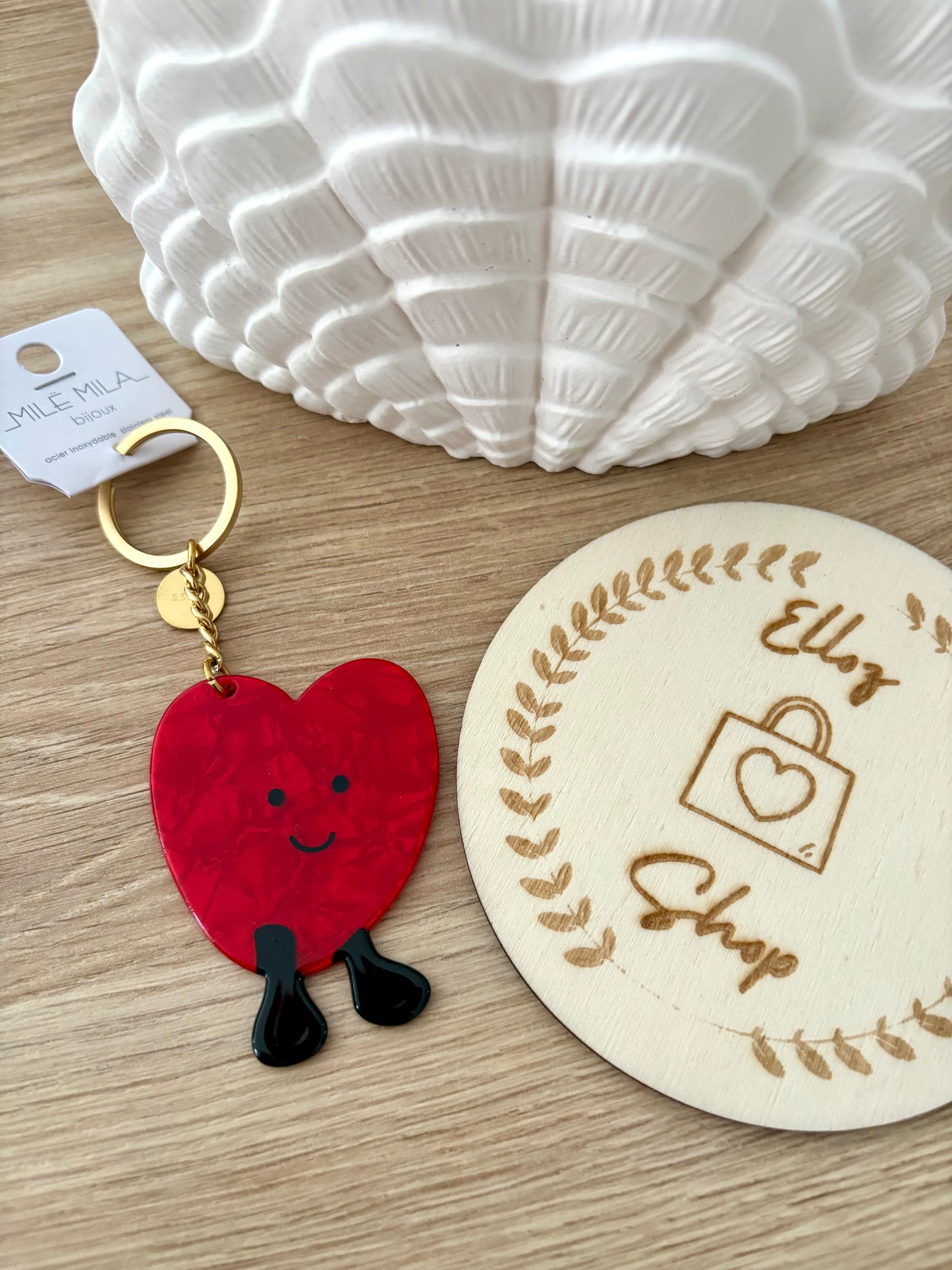 Porte clefs coeur