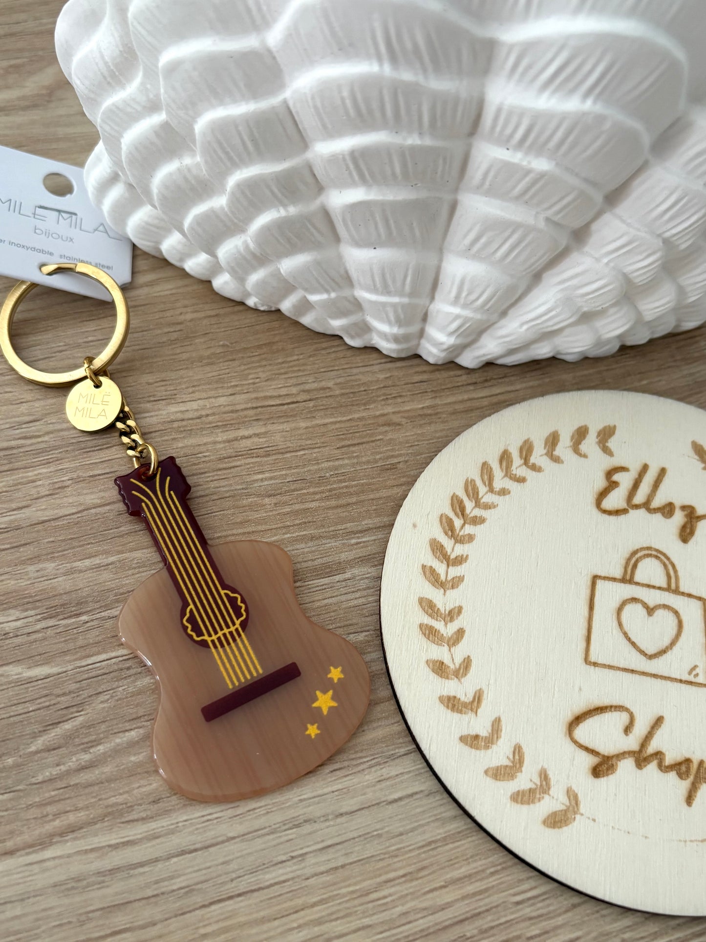 Porte clefs guitare