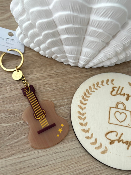 Porte clefs guitare