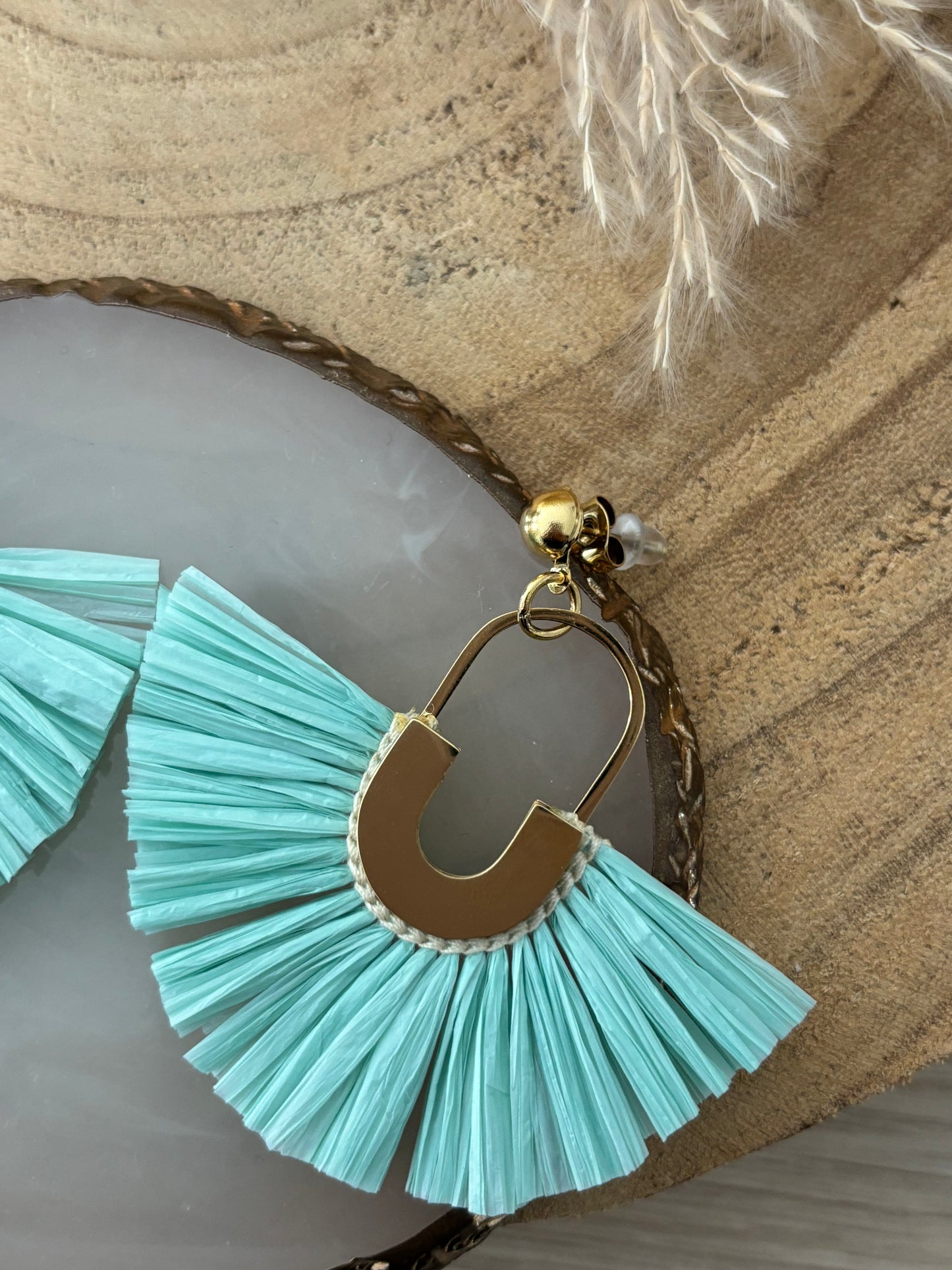 Boucles d’oreilles éventails
