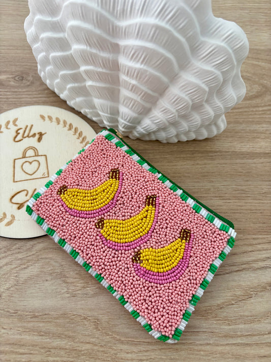 Trousse / porte monnaie Bananes