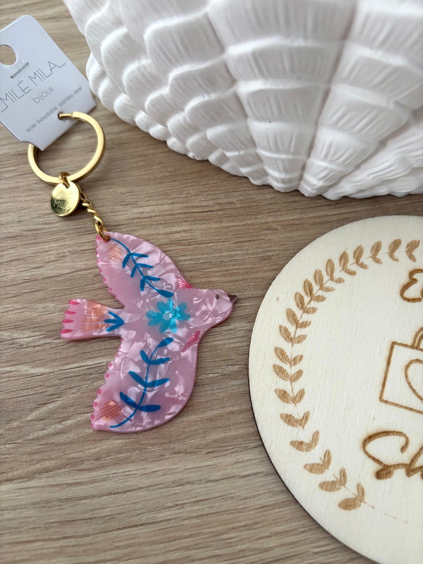 Porte clefs oiseau