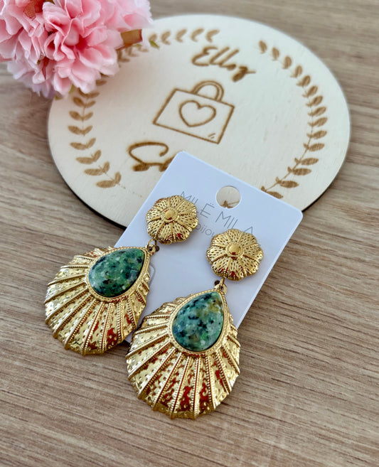 Boucles d’oreilles pierre