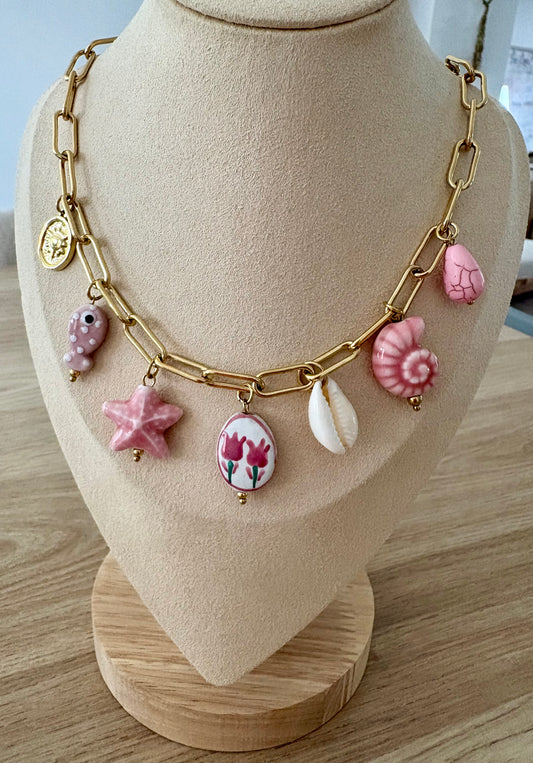 Collier Breloques de la mer