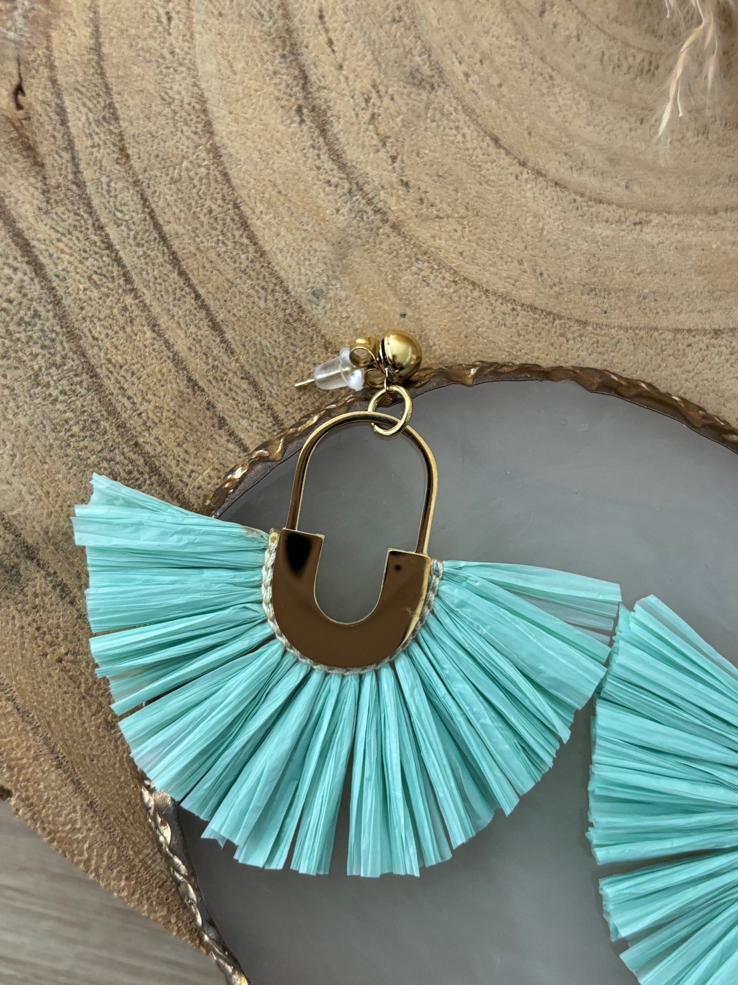 Boucles d’oreilles éventails