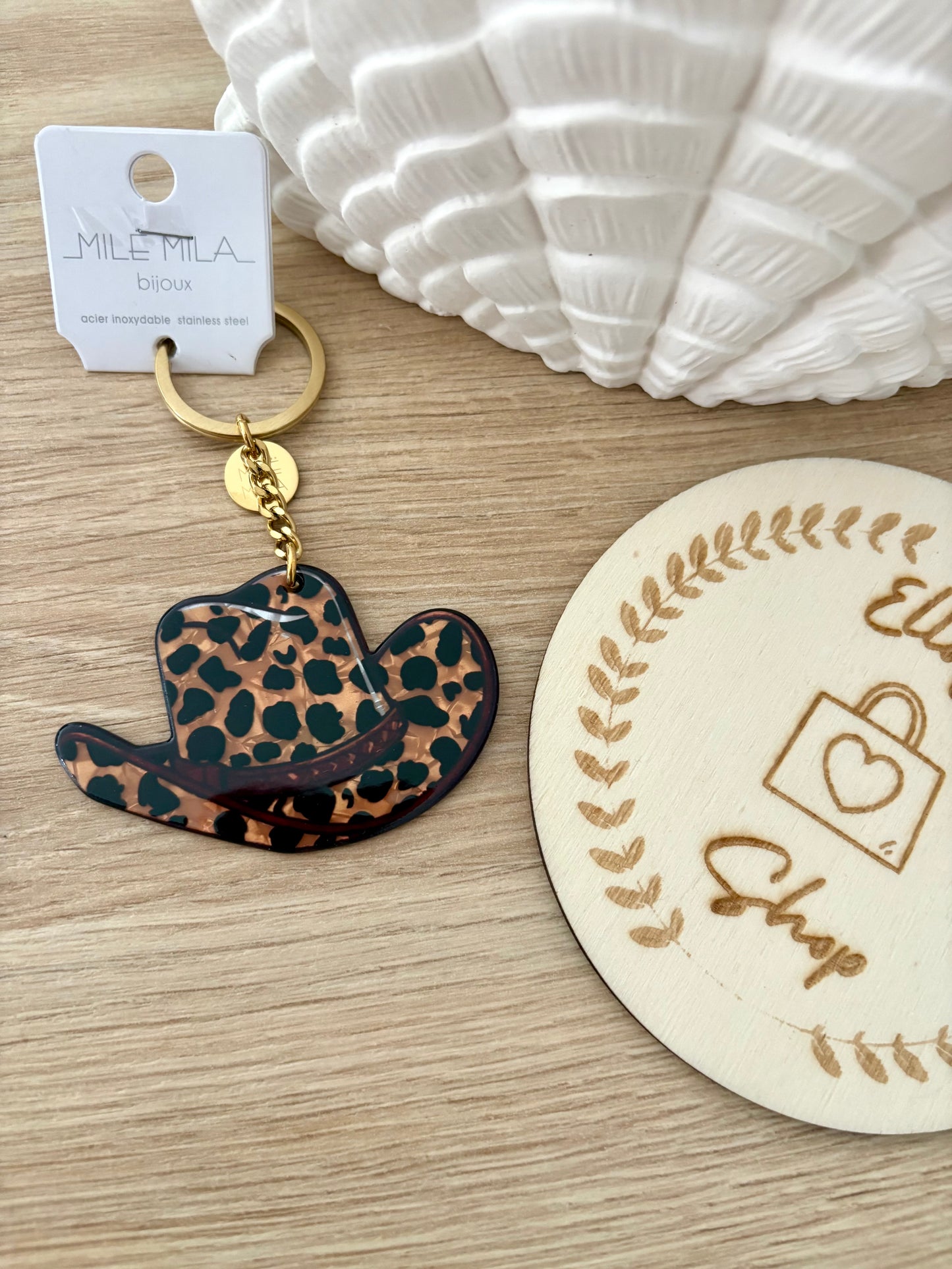 Porte clefs chapeau de cow boy